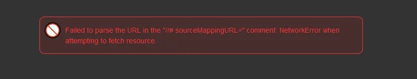 Import map failure